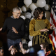 U.S. President Barack Obama and first lady Michelle Obama dance to Michael Jackson’s song ‘Thriller’ during a Halloween event in the East Room of the White House October 31, 2016 in Washington, DC.